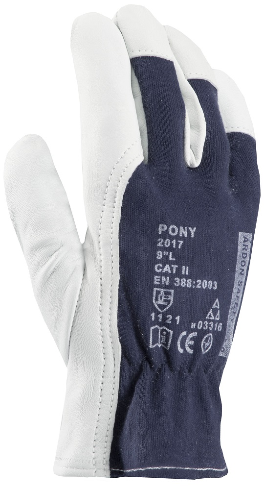 Kombinované rukavice ARDONSAFETY/PONY 07/S 10