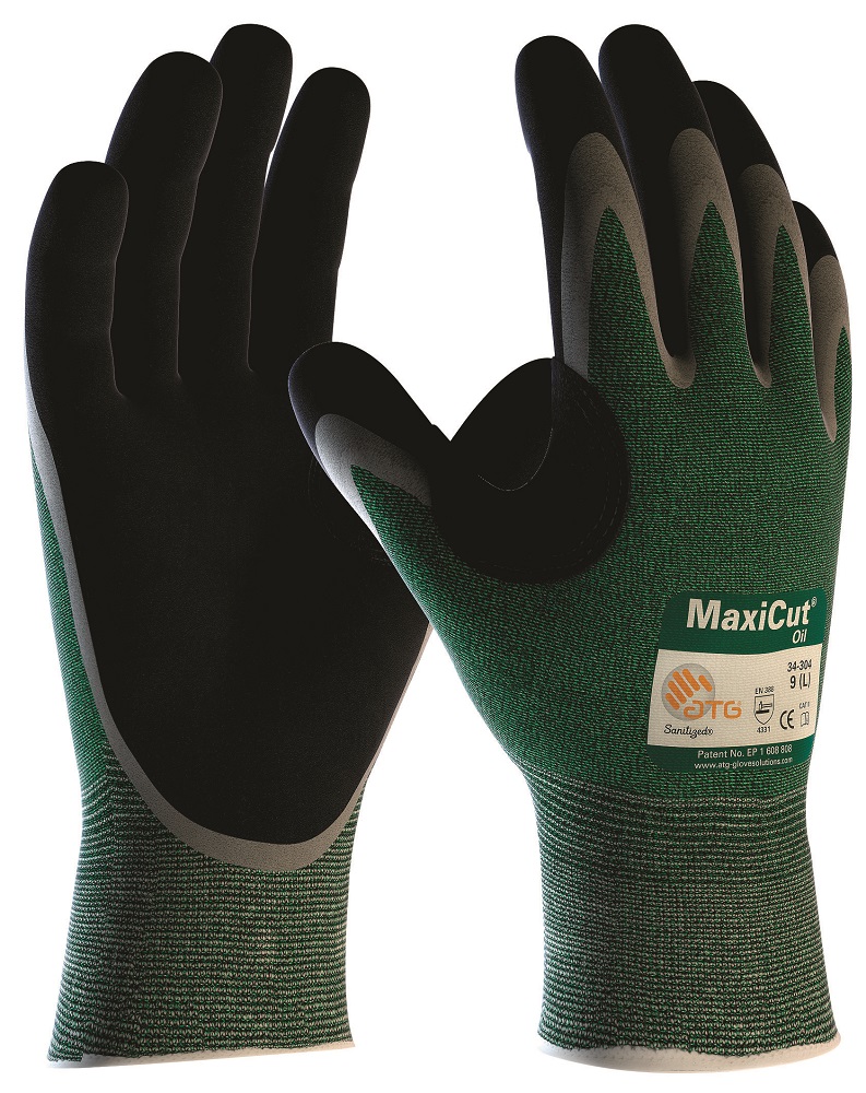 ATG® protiřezné rukavice MaxiCut® Oil™ 34-304 07/S V1/09