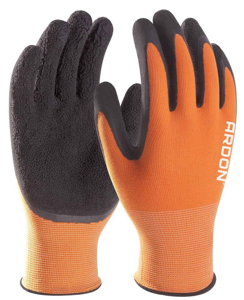 Máčené rukavice ARDON®PETRAX 07/S - s prodejní etiketou - růžové 10