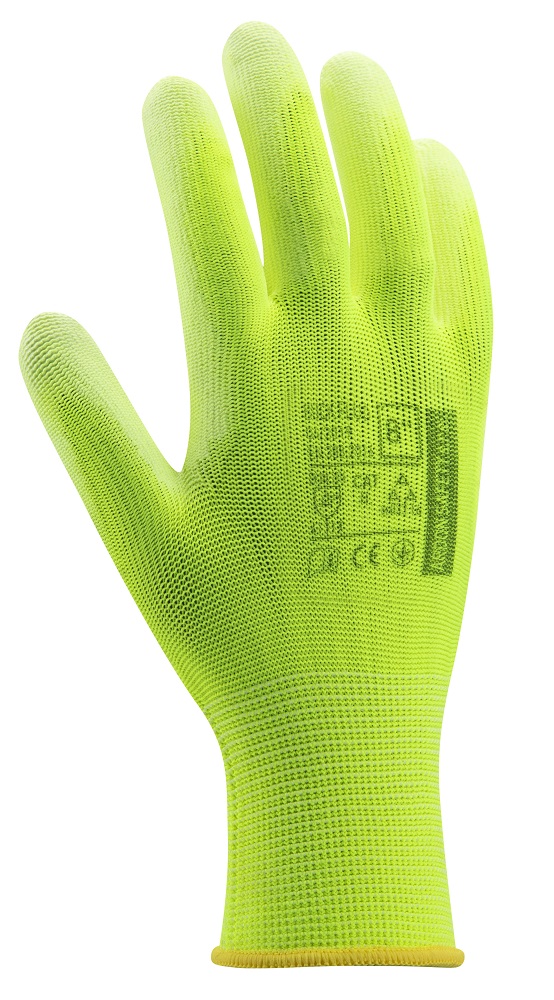 Máčené rukavice ARDONSAFETY/BUCK žluté 08/M - s prodejní etiketou 08/SPE