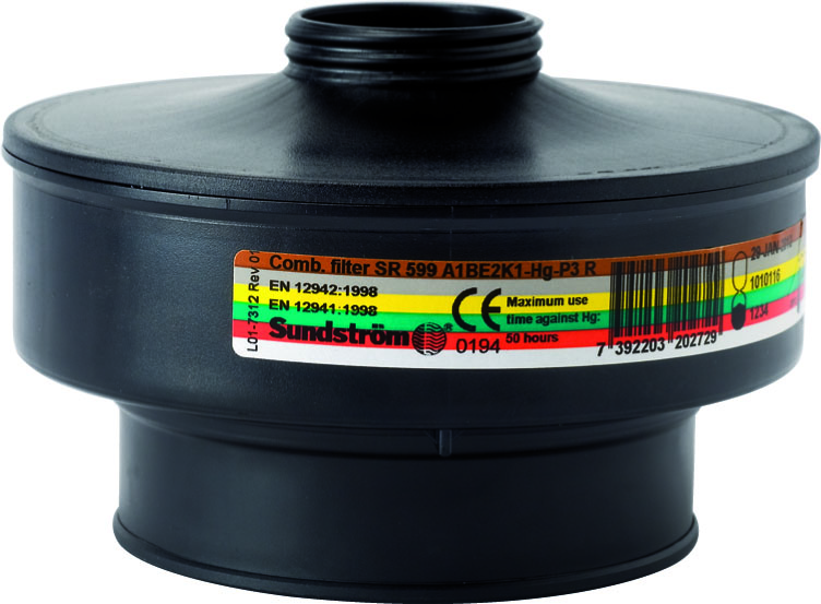 SUNDSTRÖM® SR 599 Filtr  pro filtroventilační jednotky - A1BE2K1HgP3 - H02-7312