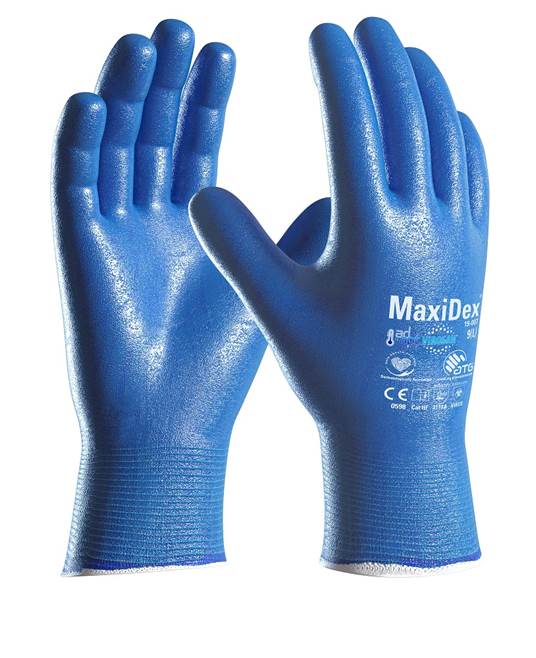ATG® máčené rukavice MaxiDex® 19-007 06/XS