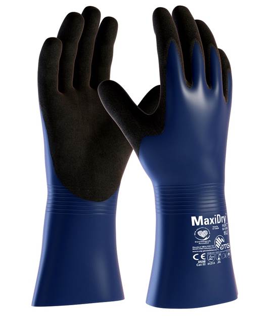 ATG® chemické rukavice MaxiDry® Plus™ 56-530 07/S 07