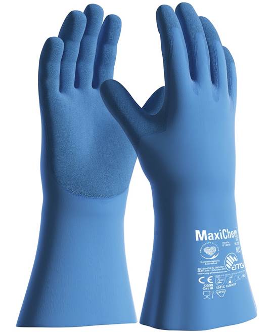ATG® chemické rukavice MaxiChem® Cut™ 76-733 07/S - TRItech™ 11