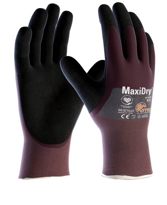 ATG® máčené rukavice MaxiDry® 56-425 06/XS 11