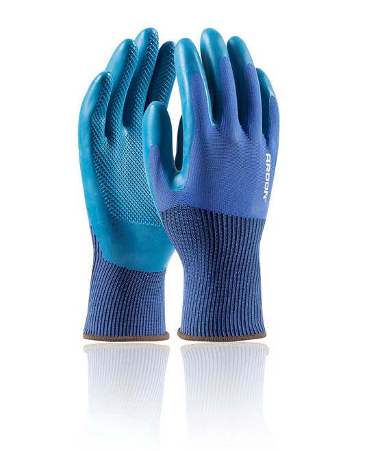 Máčené rukavice ARDON®GREEN TOUCH 07/S - s prodejní etiketou - fialové 11