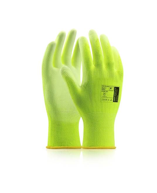 Máčené rukavice ARDONSAFETY/BUCK žluté 10/XL - s prodejní etiketou