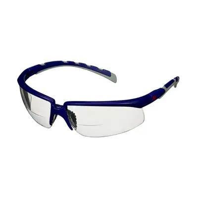 Solus™ Ochranné brýle 2000, modro-šedé postranice, dioptrické čiré zorníky s +2,5 dioptriemi 
