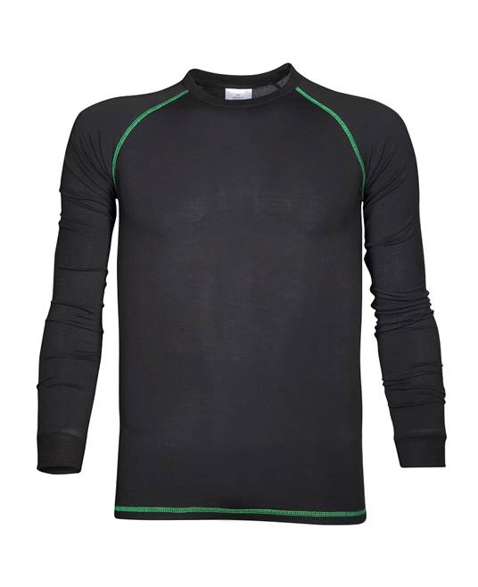 Funkční tričko s dlouhým rukávem ARDON®TRIP černo-zelená