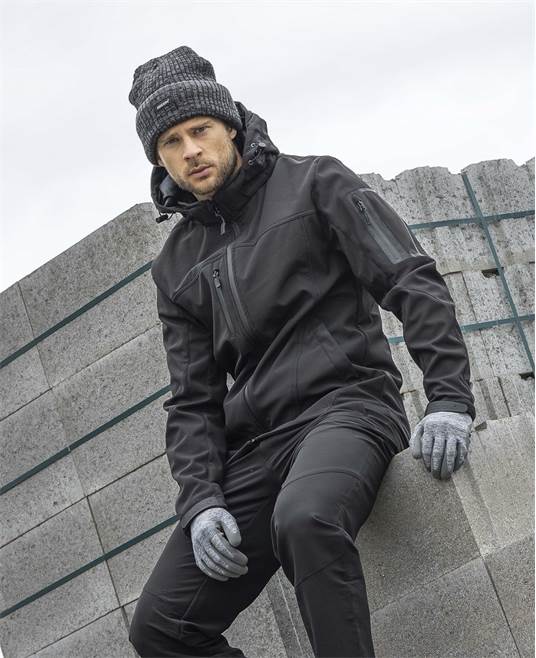 Zimní softshellová bunda ARDON®SPIRIT černá 5XL
