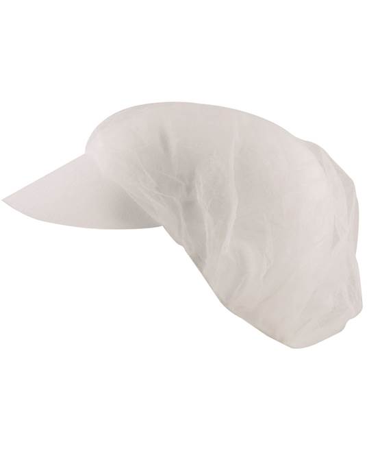Jednorázová PP čepice se kšiltem ARDON®TINA (100 ks) bílá 