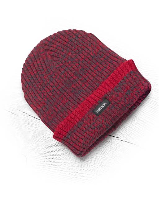 Zimní čepice pletená fleece ARDON®VISION Neo červená 