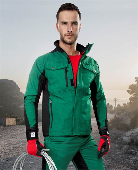 Softshellová bunda ARDON®PRE100 zeleno-černá – DOPRODEJ