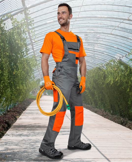 Kalhoty s laclem ARDON®2STRONG šedo-oranžová