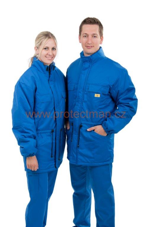 ESD bunda zimní E1032W modrá, dámská